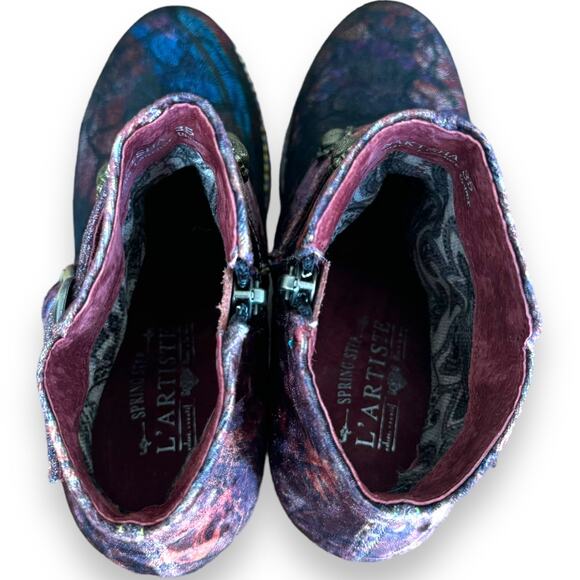 L'Artiste Laura Vita by Spring Step Nakisha Ankle Boots Size EU 35 | US 5.5 - Picture 6 of 12